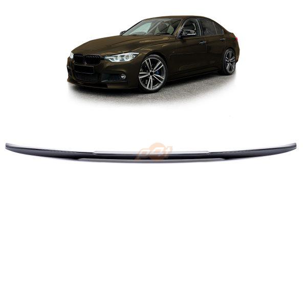 Sport Rear Trunk Spoiler Gloss Black suitable for BMW 3 (F30